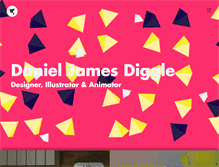 Tablet Screenshot of danieldiggle.com